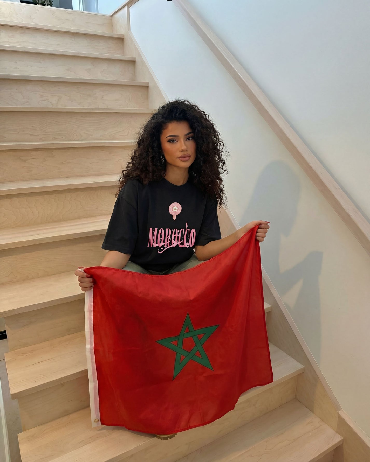 ROSE MAROC OVERSIZED SHIRT