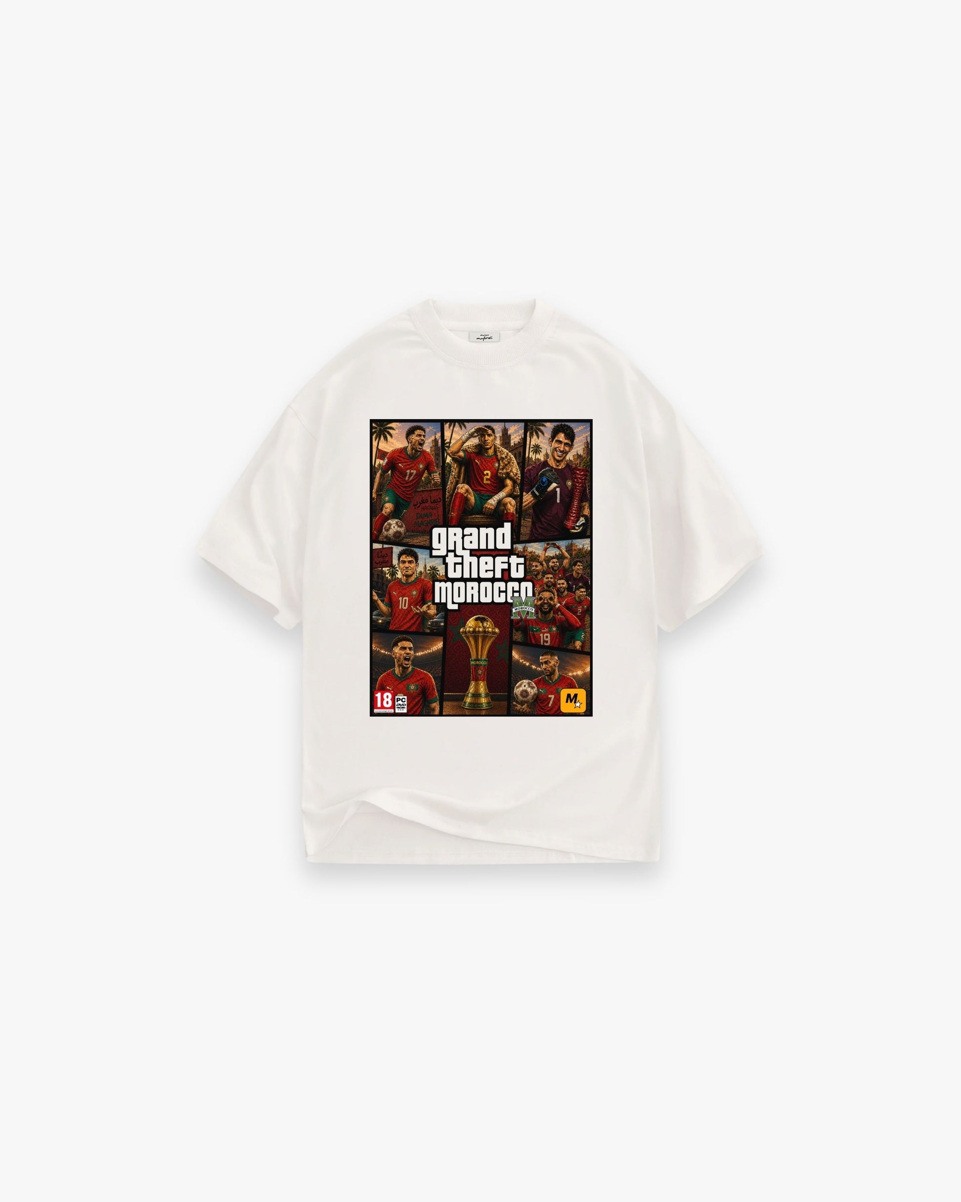 GTA - GRAND THEFT MOROCCO TEAM OVERSIZED SHIRT