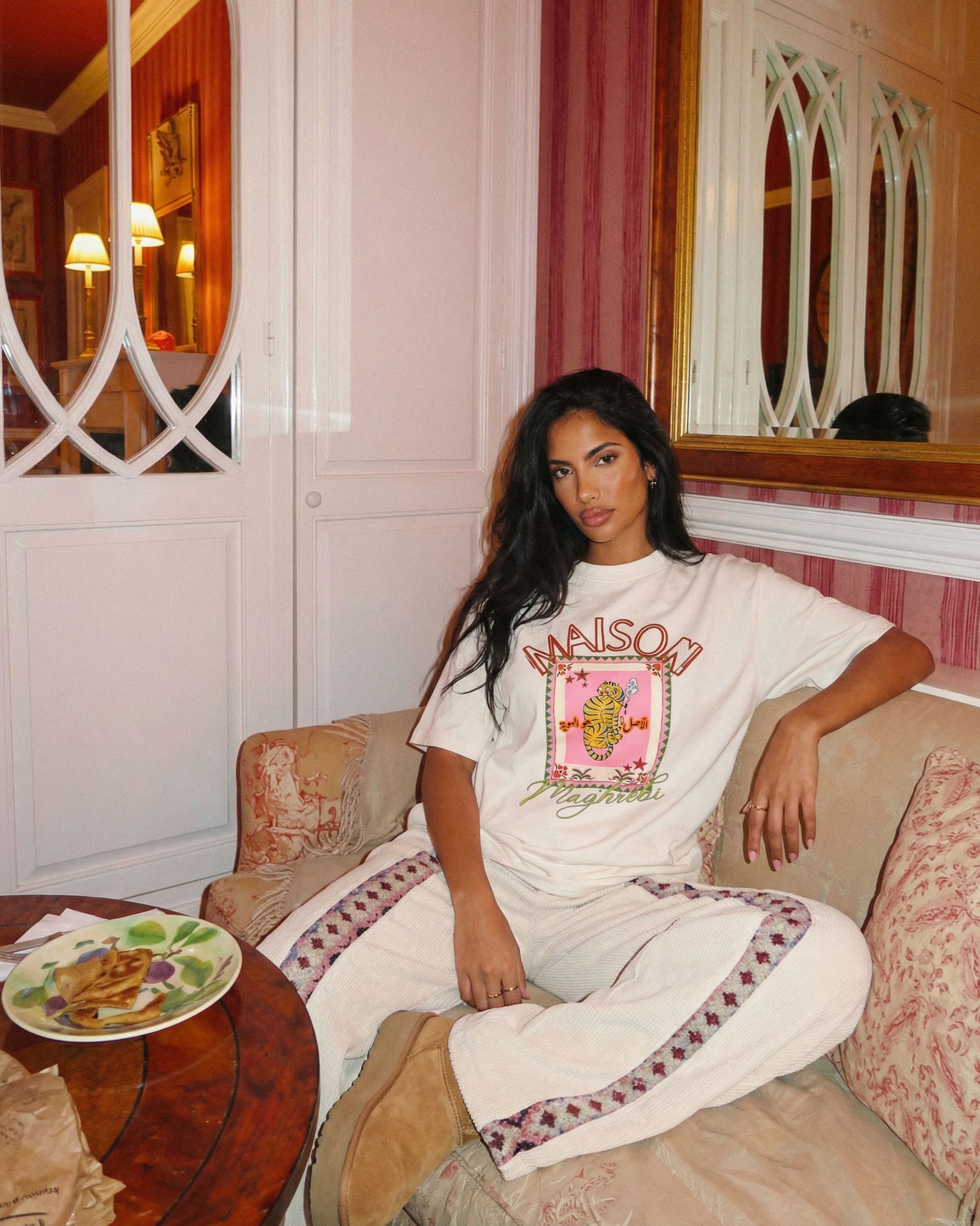 MAISON MAGHREBI TIGER ART shirt