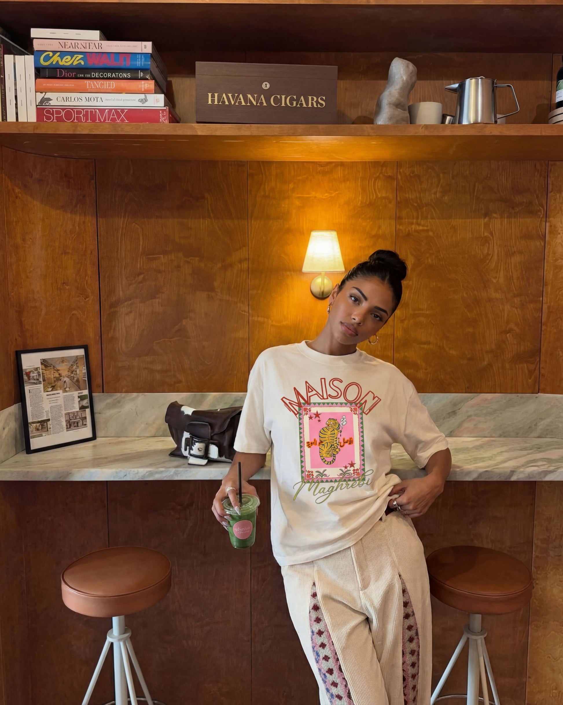 MAISON MAGHREBI TIGER ART shirt