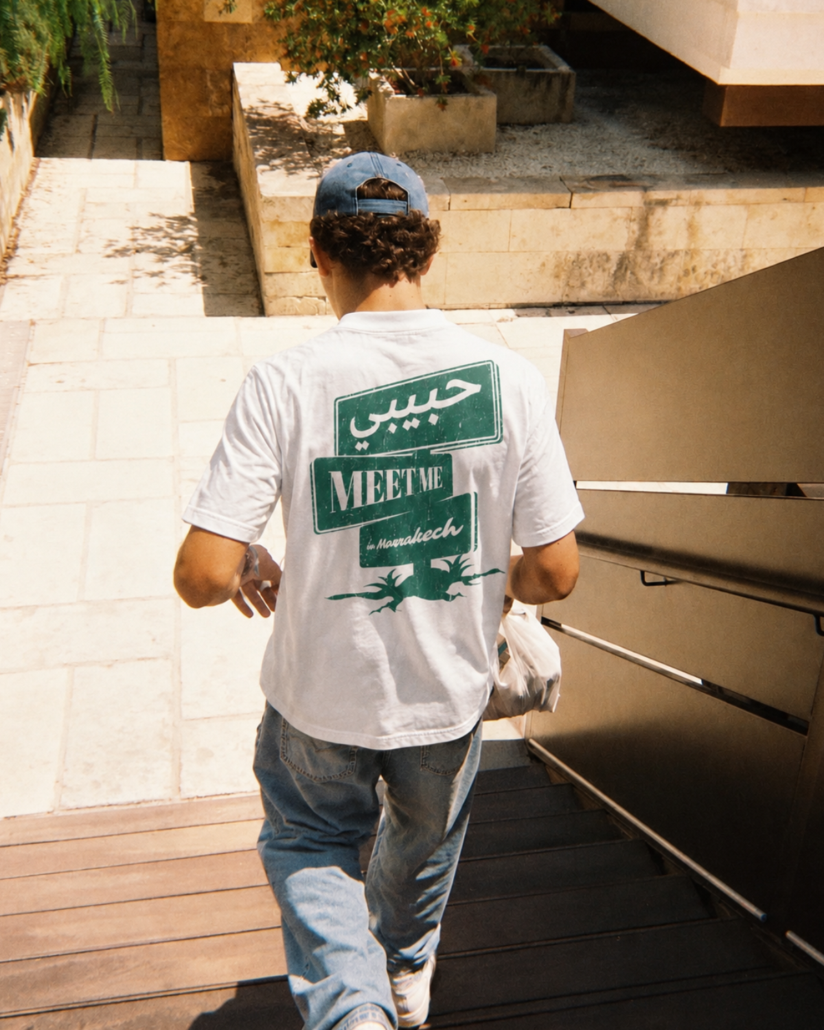 MARRAKECH STREET SIGN OVERSIZED SHIRT