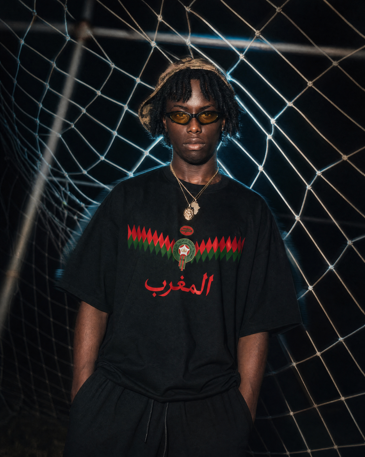 PRIDE OF MAGHREB OVERSIZED SHIRT BLACK