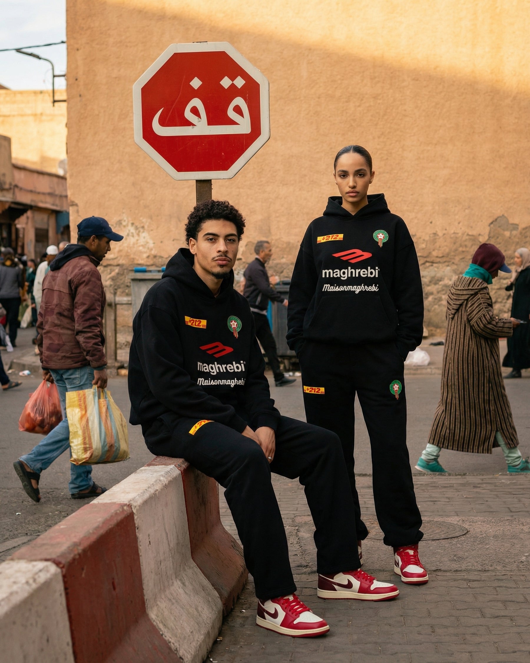 +212 Equipe du Maroc Set Black