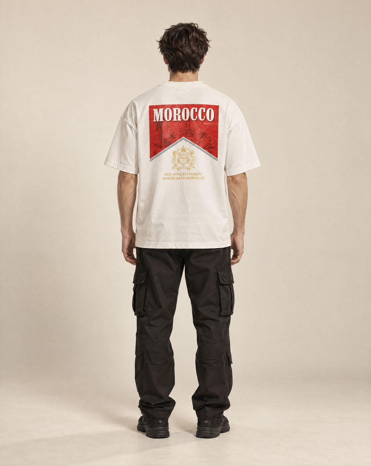MOROCCO KINGDOM CREST OVERSIZED T-SHIRT