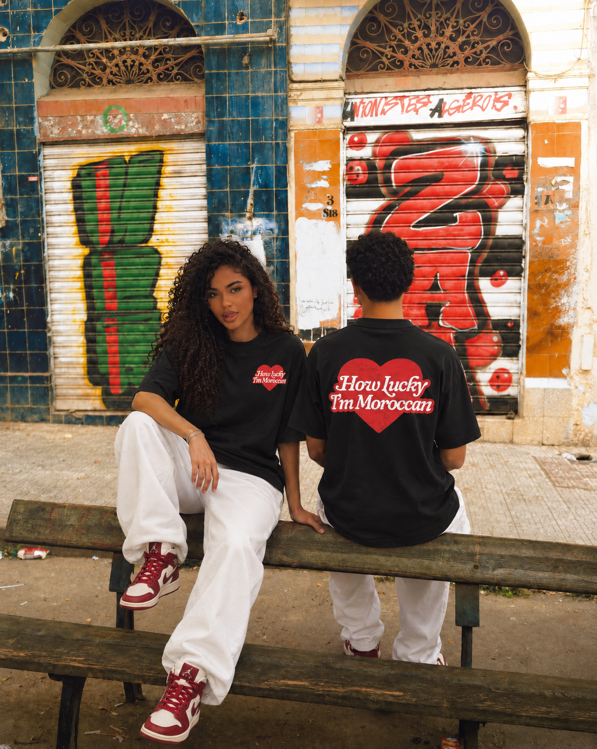 MOROCCAN HEART OVERSIZED SHIRT