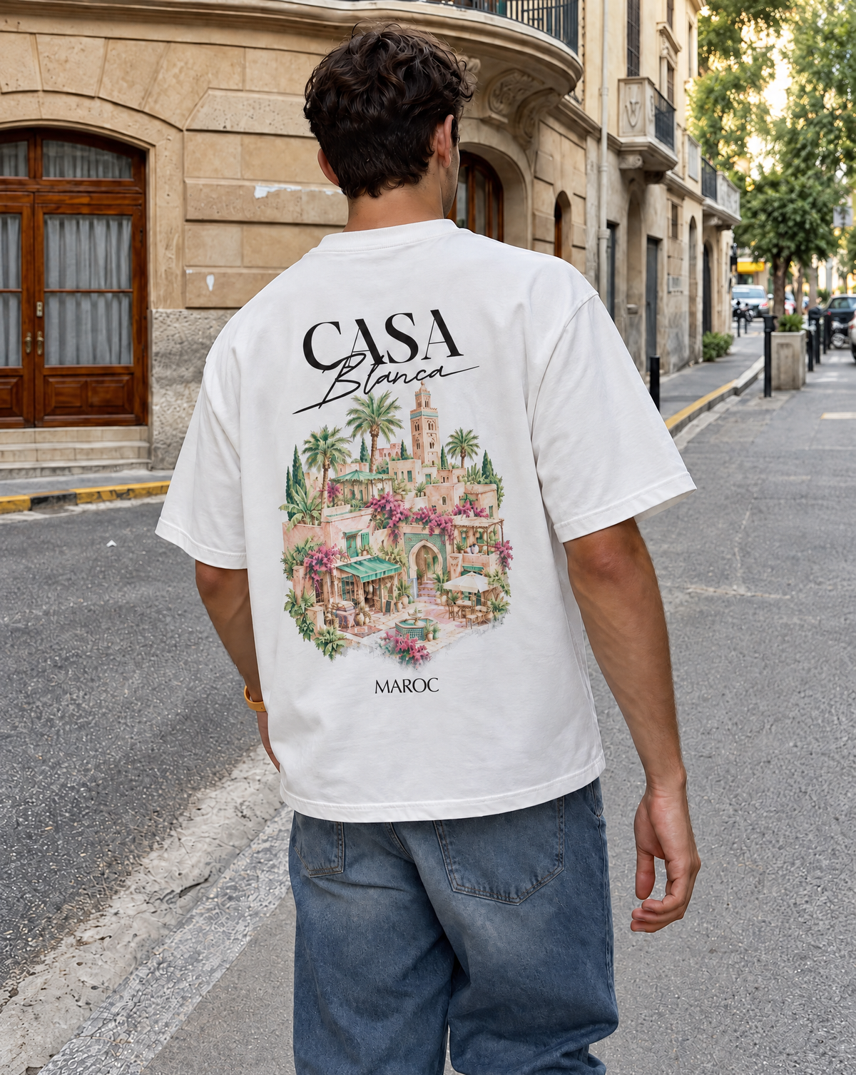 COURTYARD OF MAROC OVERSIZED SHIRT