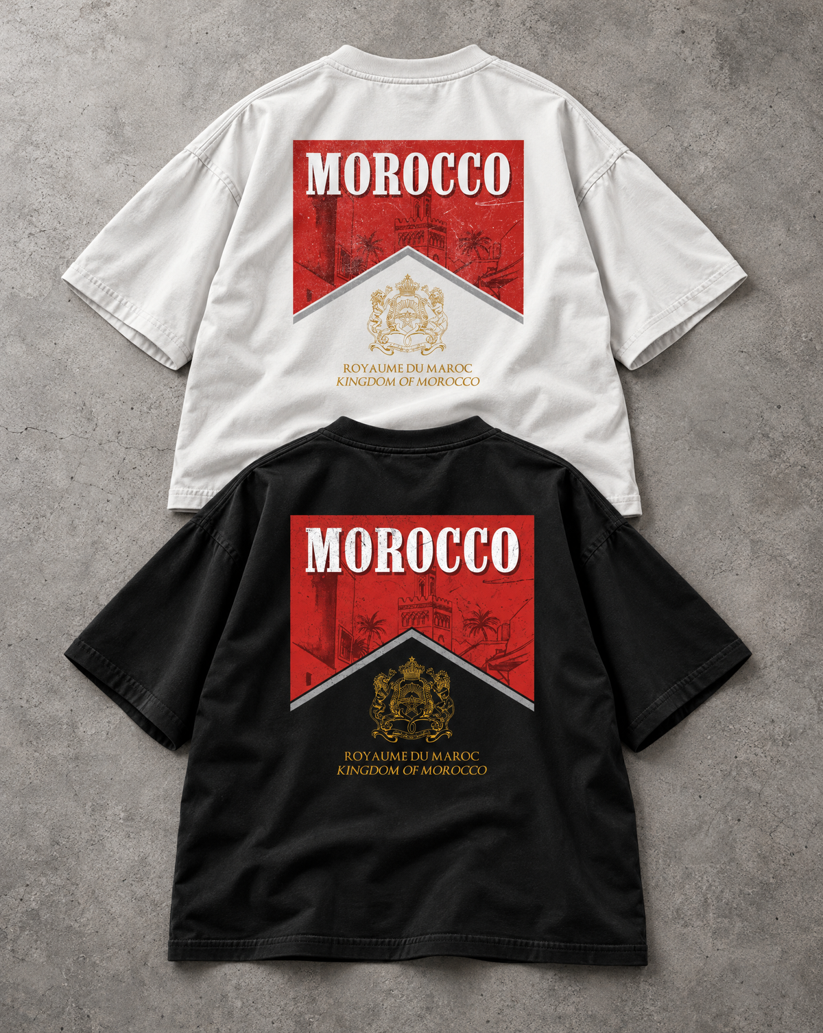 MOROCCO KINGDOM CREST OVERSIZED T-SHIRT