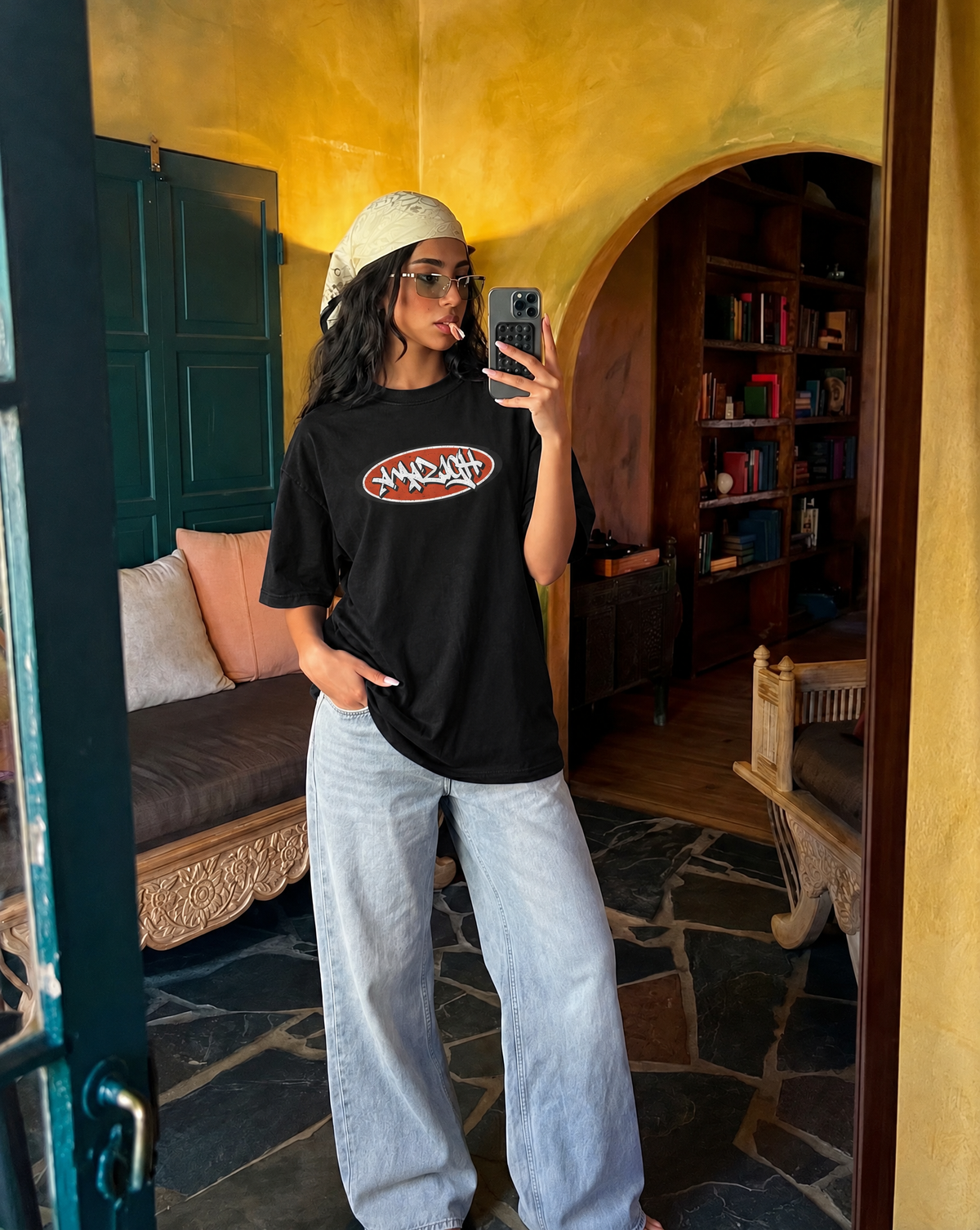 AMAZIGH RED OVERSIZED SHIRT