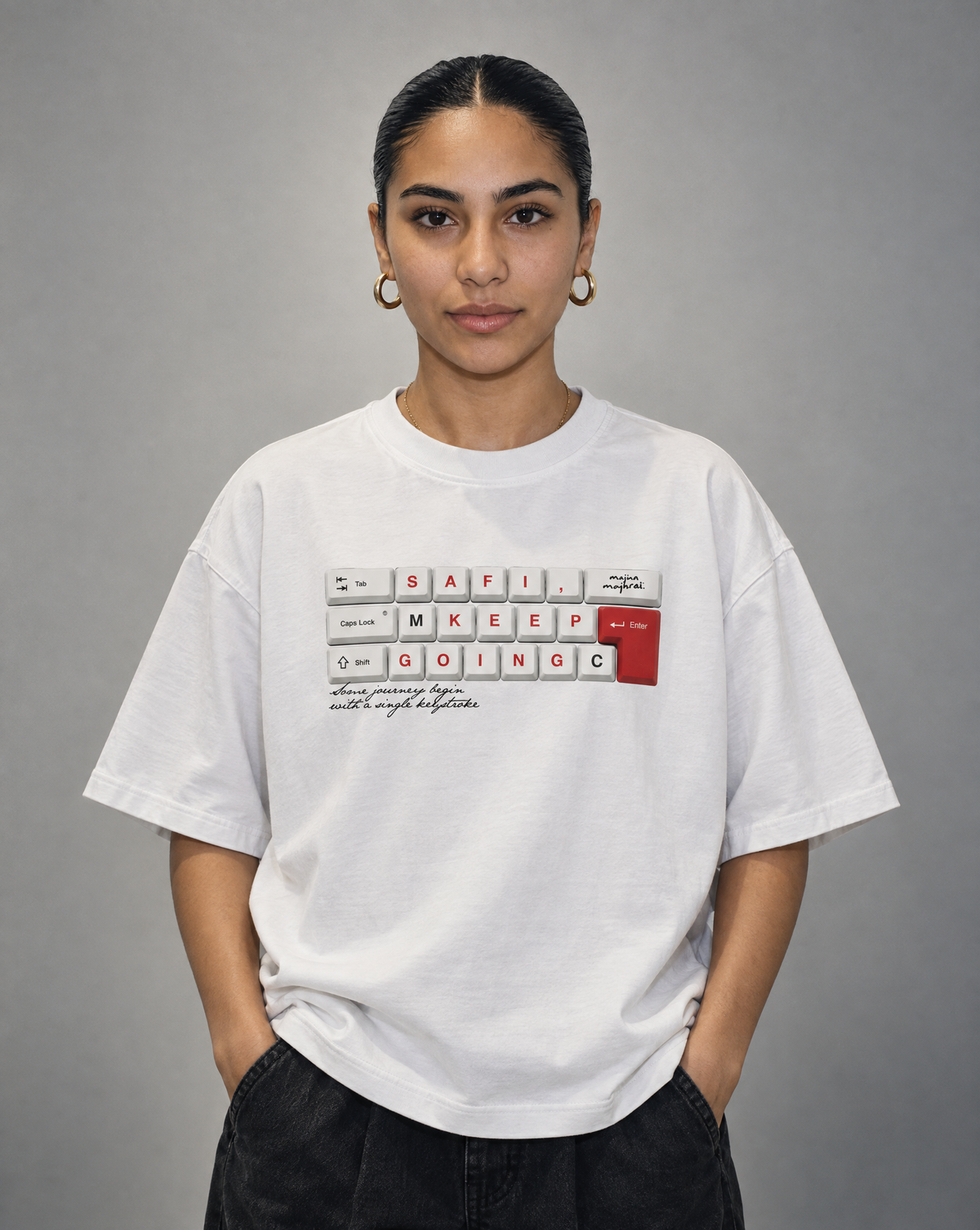 SAFI KEYBOARD OVERSIZED SHIRT