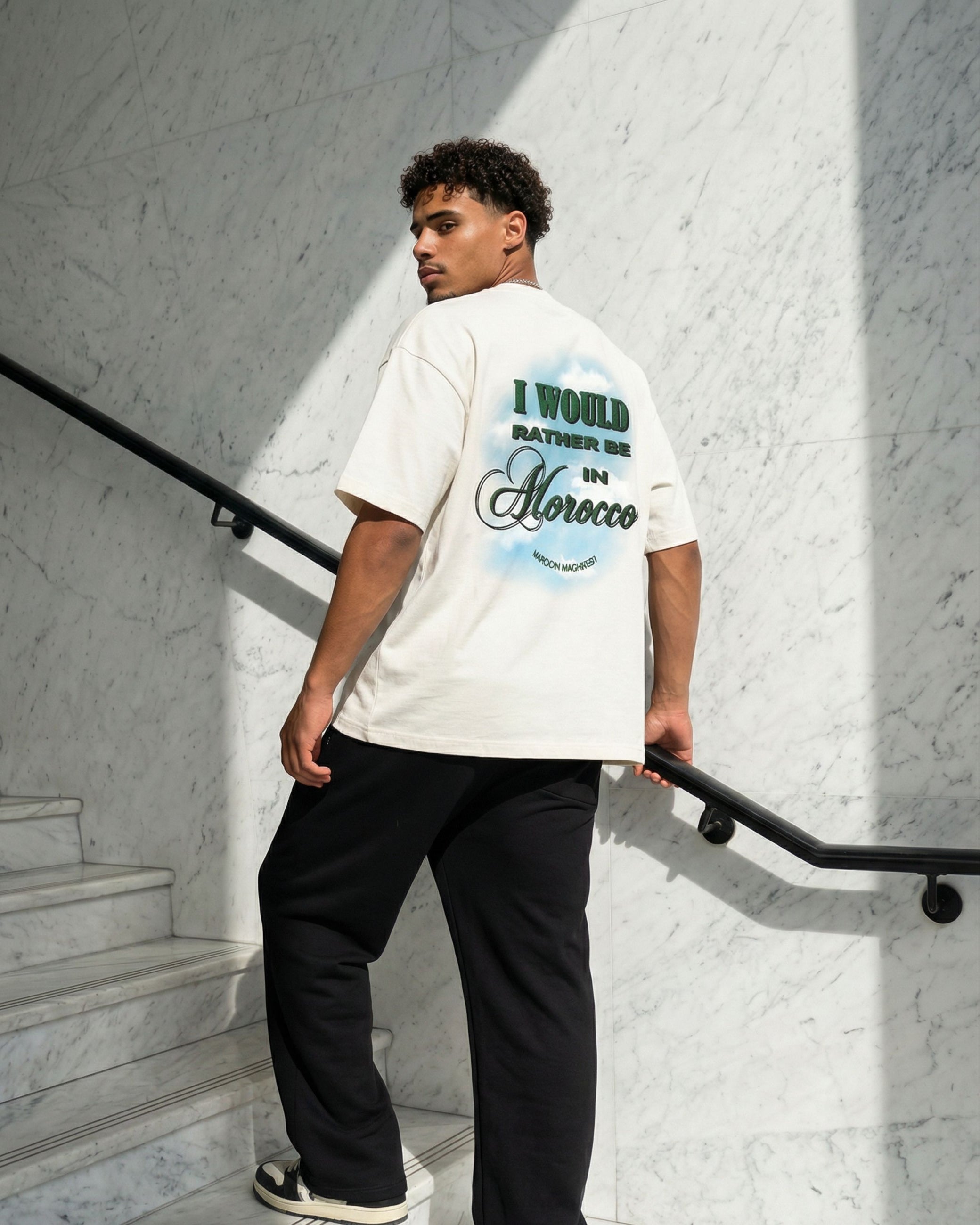 MOROCCO STATE OF MIND OVERSIZED SHIRT