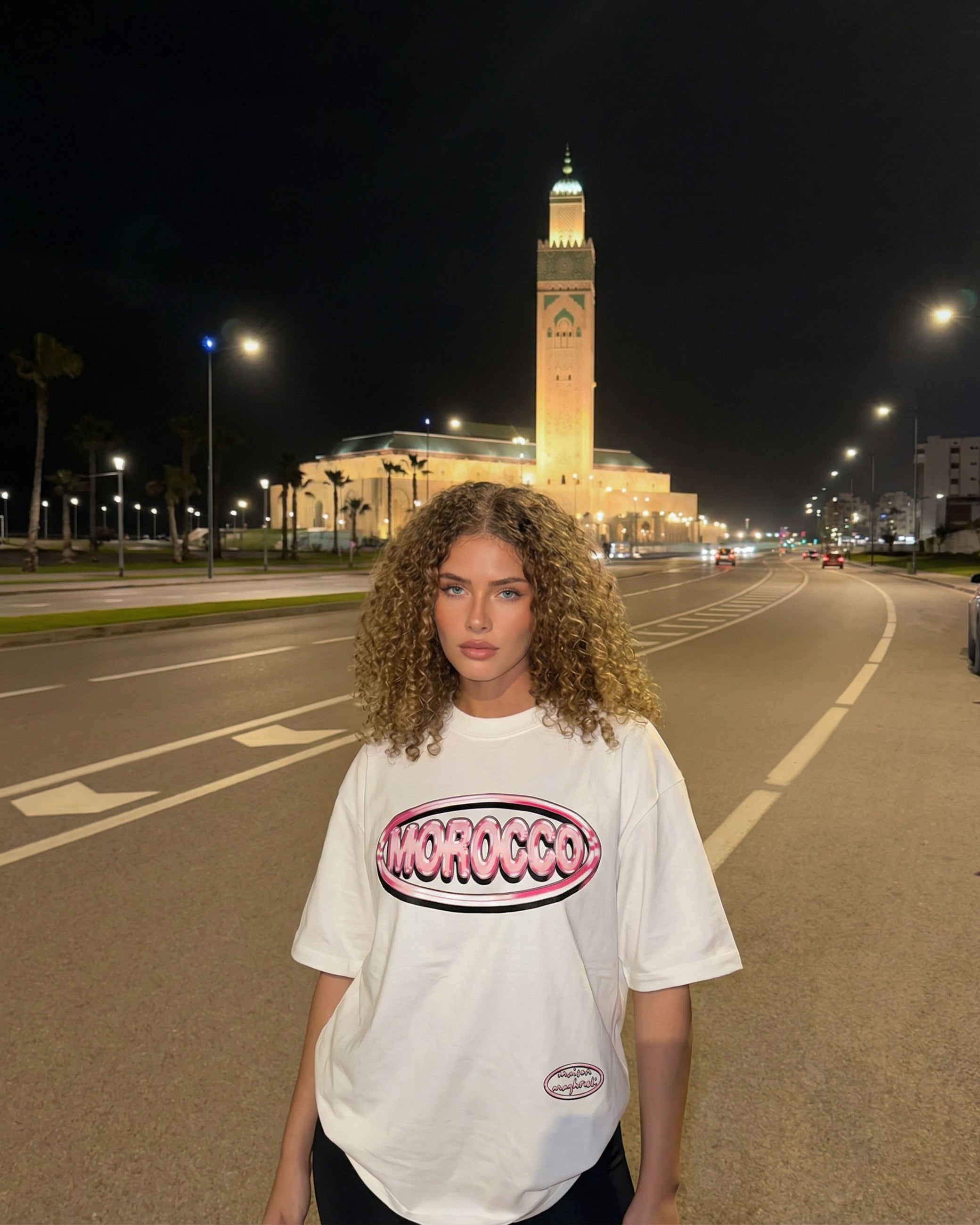 MOROCCO GLOSS OVERSIZED SHIRT