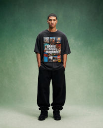 GTA - GRAND THEFT MAGHREB WASHED OVERSIZED SHIRT