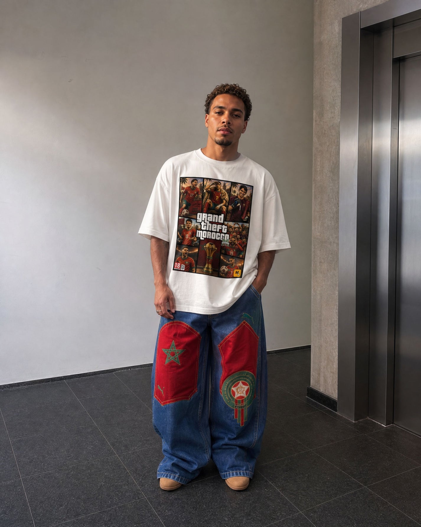 GTA - GRAND THEFT MOROCCO TEAM OVERSIZED SHIRT