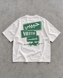 MARRAKECH STREET SIGN OVERSIZED SHIRT
