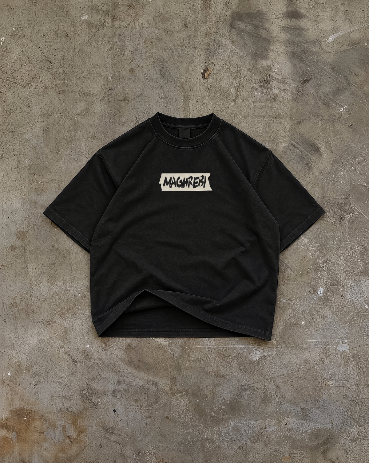 MASKED TAPE MAGHREBI OVERSIZED SHIRT