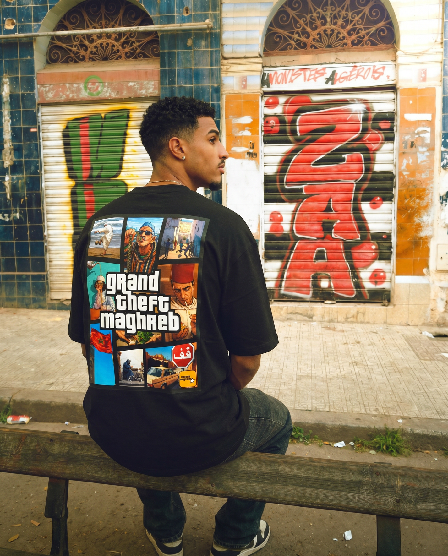 GRAND THEFT MAGHREB OVERSIZED SHIRT