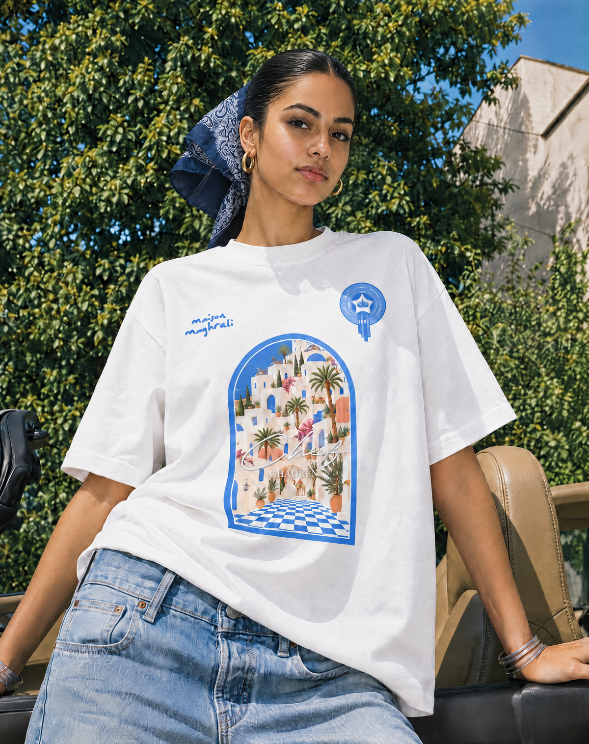 BLUE RIAD OVERSIZED SHIRT